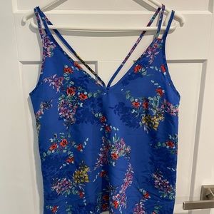 Blue Floral Shirt